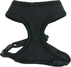 Four Paws Walk-About Comfort Control No-Pull Harness for Dogs, Adjustable Soft Padded Breathable Air Mesh Dog Vest for Walking, Black