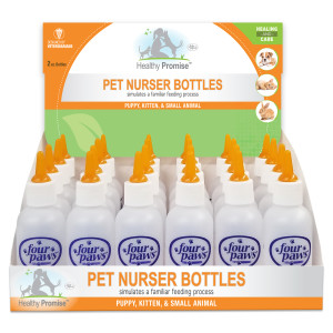 Four Paws Pet Nursing Feeding Bottle for Kittens & Puppies