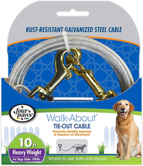 10ft Cable Tieout 1750lb - Silver