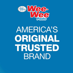 Four Paws Wee-Wee Odor Control with Febreze Freshness Pee Pads for Dogs & Puppies, Leak-Proof Dog Housebreaking Potty Training Floor Protection, Spring Fresh Scent