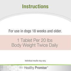 Four Paws Healthy Promise Potty Mouth Tablets - Coprophagia Stool Eating Deterrent for Dogs 90 count