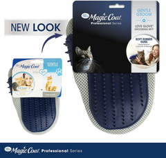 Four Paws Magic Coat Professional Series Love Glove Silicone Cat Grooming Mitt, Deshedding & Dematting