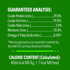 Greenies Feline Smartbites Skin & Fur Crunchy and Soft Natural Cat Treats, Salmon Flavor