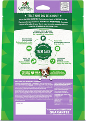 Greenies Petite Natural Dental Care Dog Treats Blueberry Flavor