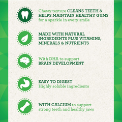 Greenies Puppy 6+ Months Regular Natural Dog Dental Care Dog Treats