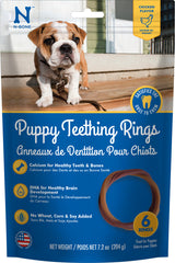 N-Bone 3-Rings Puppy Teething Ring, Chicken Flavor
