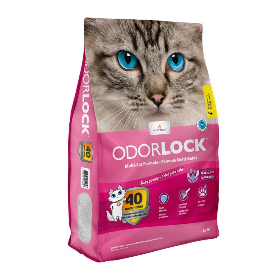 INTERSAND - Catlitter Odour Lock Baby Powder