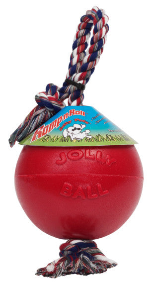 Jolly Pets Romp-N-Roll Ball Dog Toy Durable