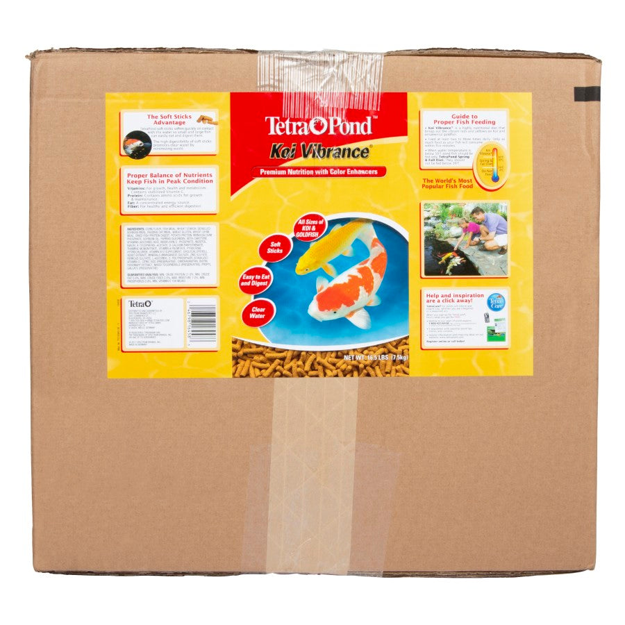 TetraPond Koi Vibrance, Soft Sticks, Floating Pond Food