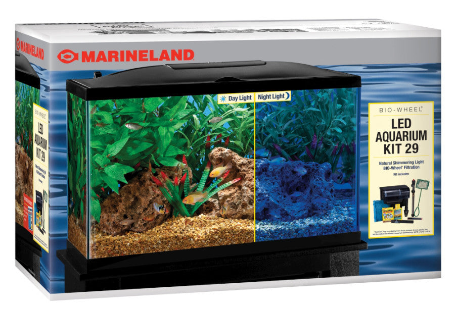 Marineland (Aquaria) Biowheel Aquarium Kit with LED Light