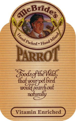 Mcbride Vitamin Enriched Parrot Hand Mixed Pet Bird Food Seed