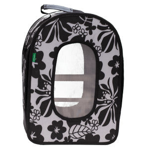 A&E CAGE COMPANY 001376 Happy Beaks Soft Sided Travel Bird Carrier Black