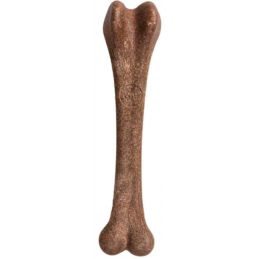 SPOT Bam-Bones Bone - Made with Strong Bamboo Fiber, Durable Long Lasting Dog Chew for Light to Moderate Chewers, Great Toy for Adult Dogs & Teething Puppies Under 25lbs, Bacon Flavor