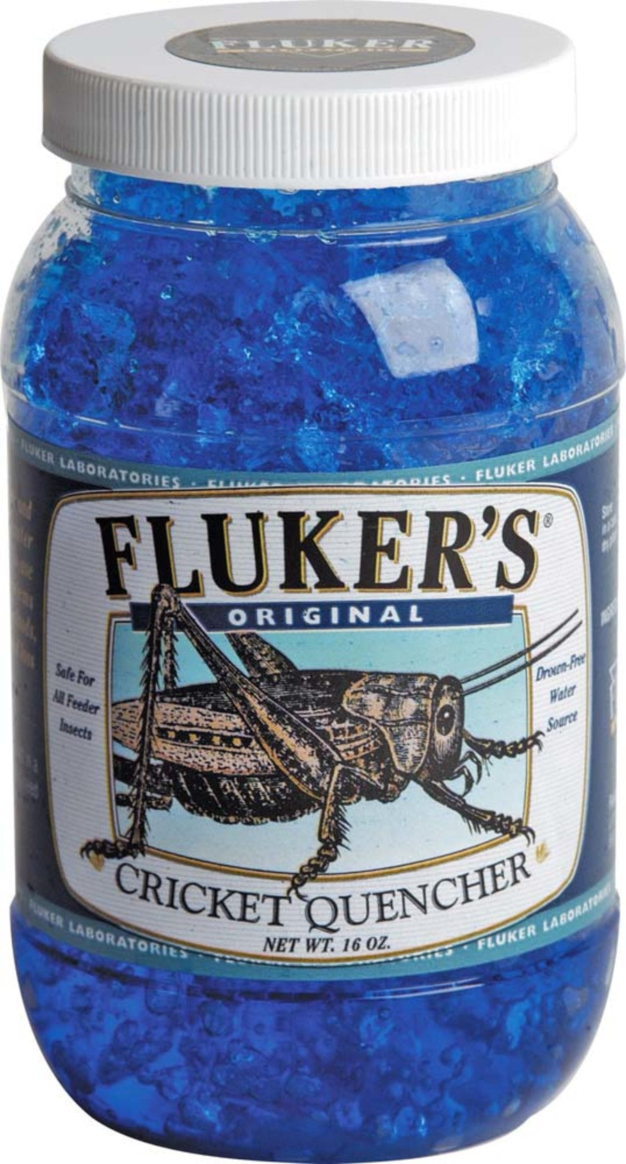 Fluker's Cricket Quencher Original, Provides Clean Water to Crickets and Feeder Insects