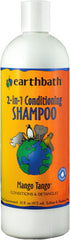 Earthbath 2-in-1 Conditioning Dog Shampoo- Gentle Shampoo and Conditioner for Smelly Dogs, Dog Wash in Bulk, Softens and Detangles, Use for Pet Grooming, Dilutes 33:1- Mango Tango