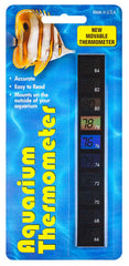 LCR Hallcrest  Liquid Crystal Vertical Aquarium Thermometer