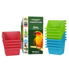 A & E Cages Universal Food and Water Cups Display Assorted 12 count