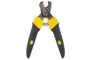 JW® Gripsoft® Deluxe Nail Clipper Gray/Yellow Color