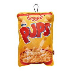 SPOT Fun Food, Durable Dog Toy with Squeaker and Crinkle, Whimsical Fun Plush Toy for Small and Medium Dogs