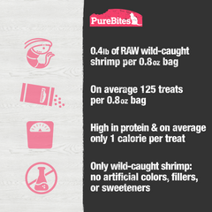 Freeze Dried Cat Treats, Shrimp
