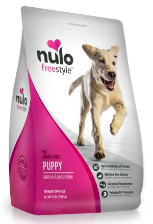 Nulo Puppy Food Grain Free Dry Food With Bc30 Probiotic And Dha Salmon And Peas Recipe