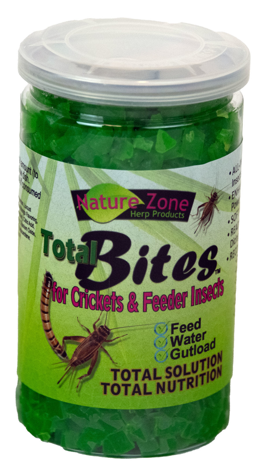 Nature Zone Total Bites for Crickets & Feeder Insects, Soft Moist Food