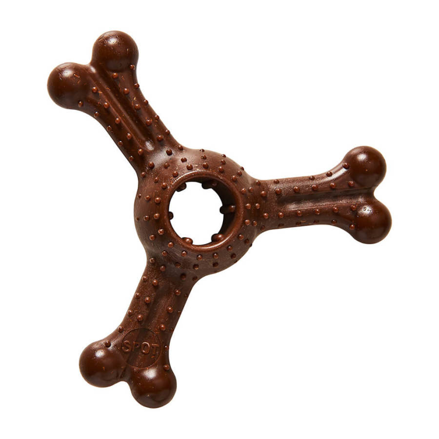 Bam-Bone Plus Triple Chew Dog Toy Bison