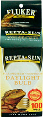Fluker's Incandescent Reptile Lighting, Full Spectrum Daylight Bulb for Reptiles, Made with Neodymium, Provides Infrared Light