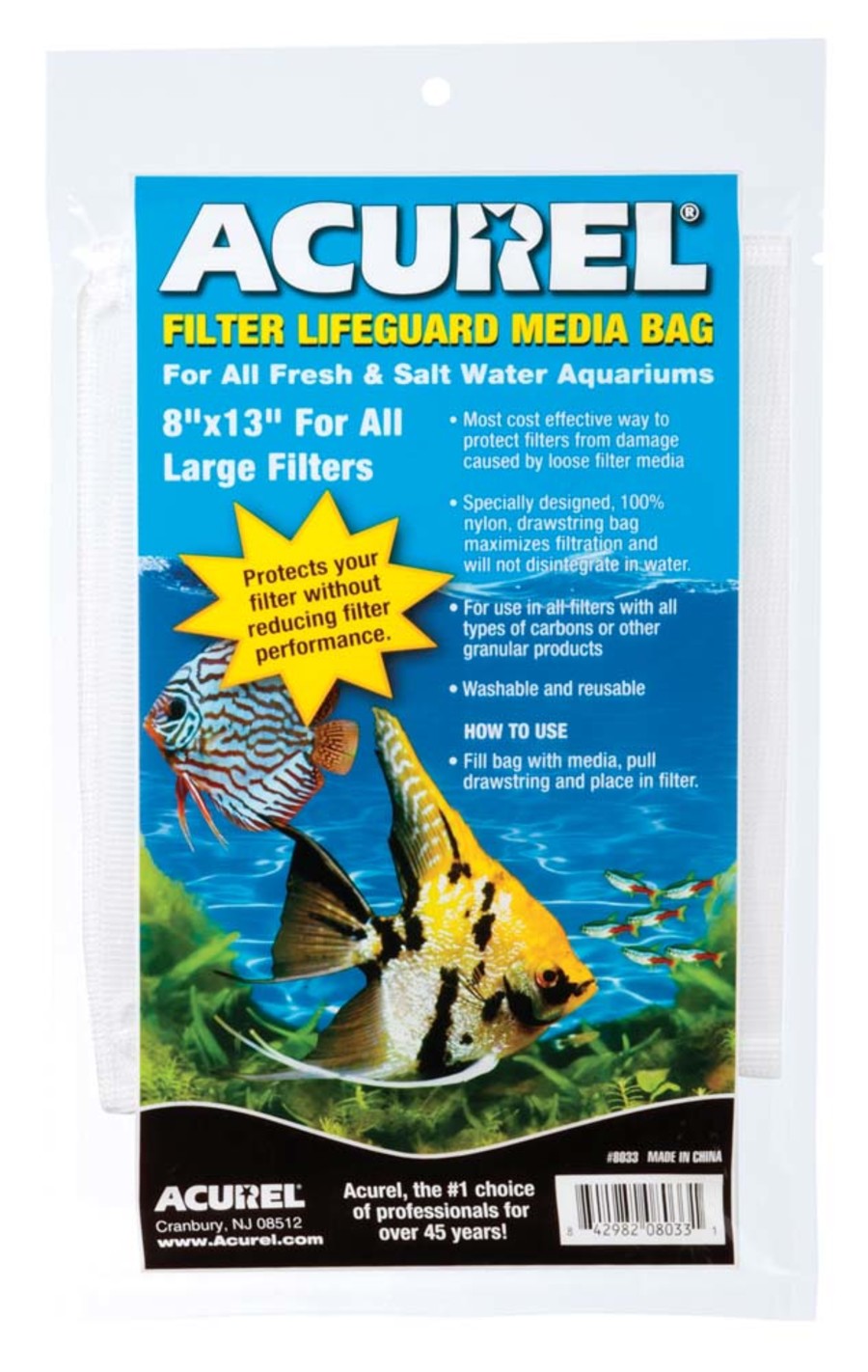 Acurel Filter Drawstring Lifeguard Media Bag