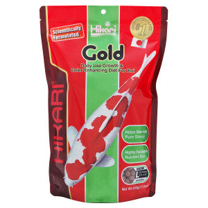 Hikari Gold Color Enhancing Pellet Fish Food for Koi and Pond Fishes