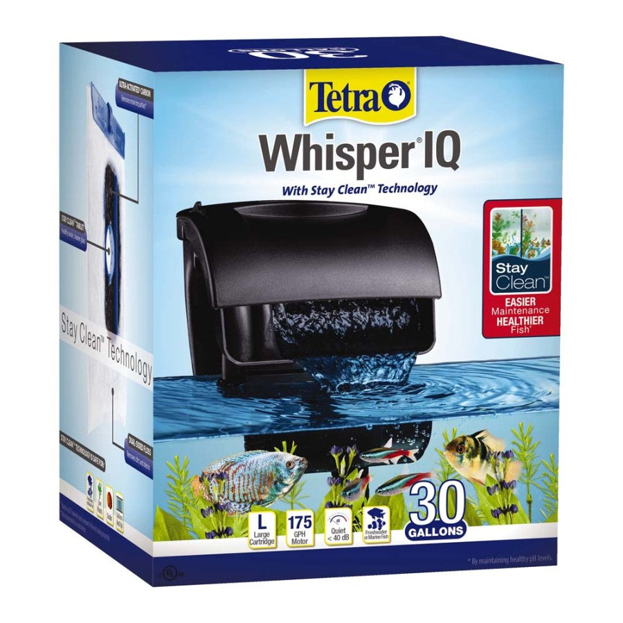 Tetra Whisper IQ Power Filter, with Stay Clean Technology