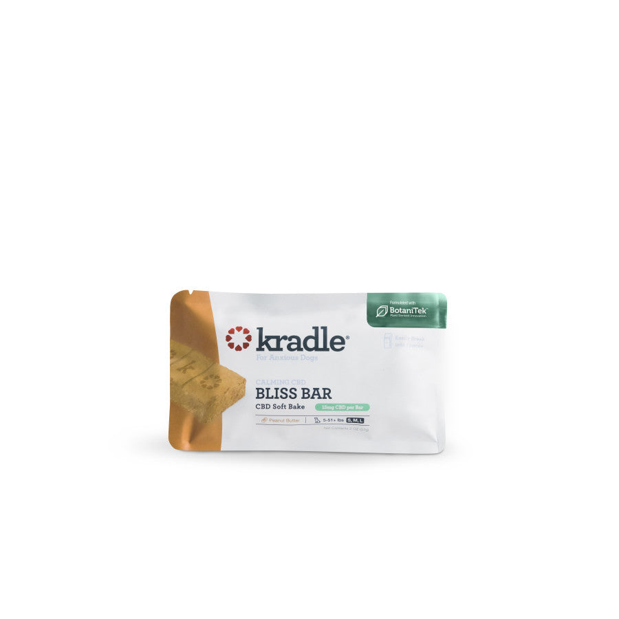 Kradle Calming CBD Soft Bake Bliss Bars 15MG, Peanut Butter