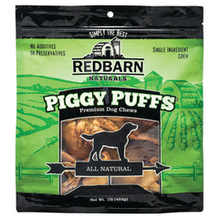 Redbarn Piggy Puff Dental Chews, 1 Pound