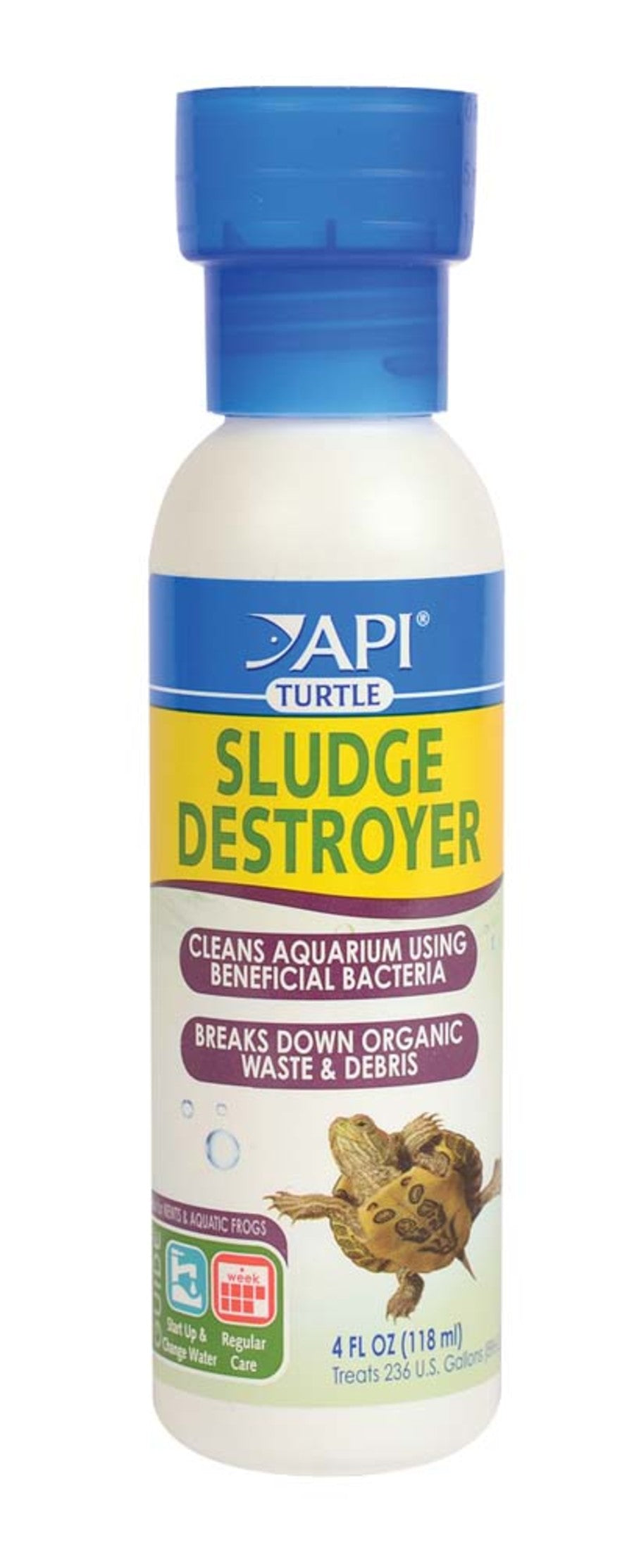 API TURTLE SLUDGE DESTROYER Aquarium Cleaner and Sludge Remover Treatment