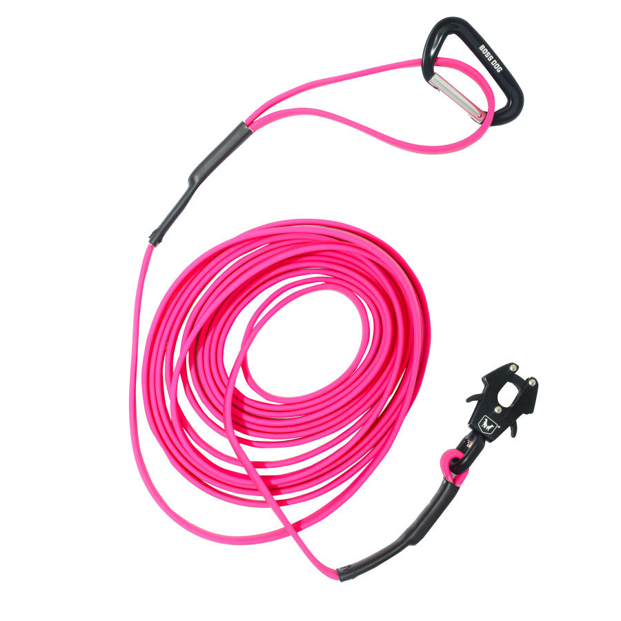 Boss Dog Tactical Polyester Webbing TPU Tracking Leash 20 FT