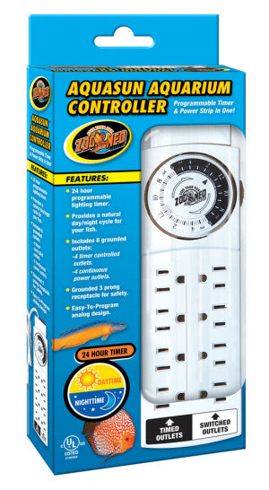 Zoo Med AquaSun Aquarium Controller Timer & Power Strip