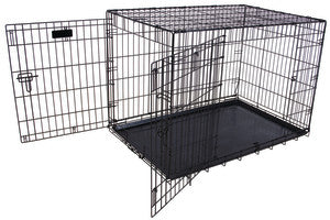 Petmate 2-Door Training Retreats Wire Kennel for Dogs