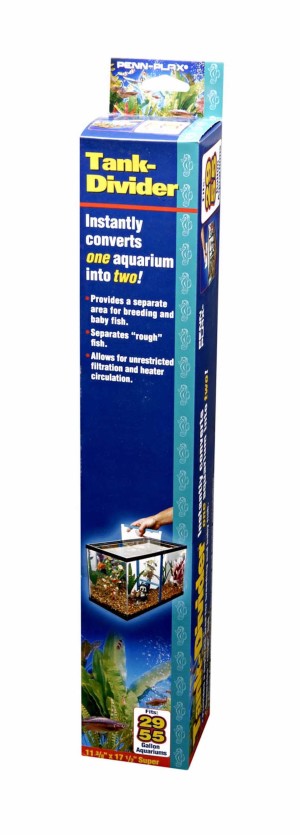 PENN-PLAX Fish Tank Divider – Clear, Perforated Polymer Screen