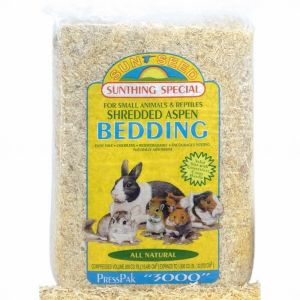 Sunseed Shredded Aspen Bedding for Small Nesting and Burrowing Animals
