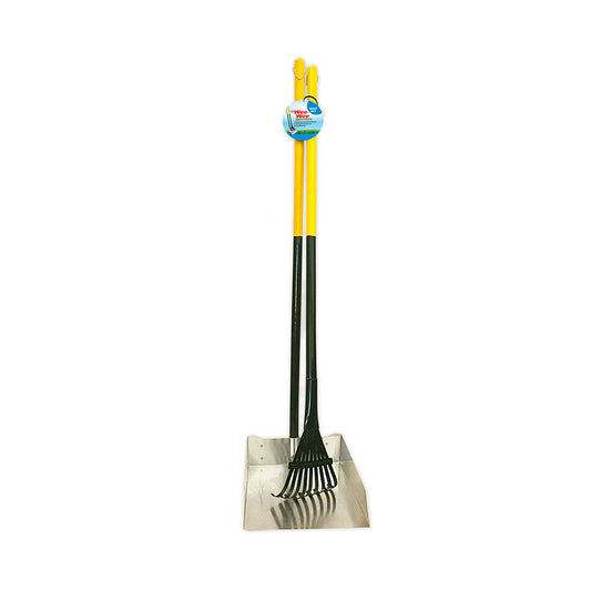 Four Paws® Wee-Wee® Pooper Scooper Rake Set for Dog Large