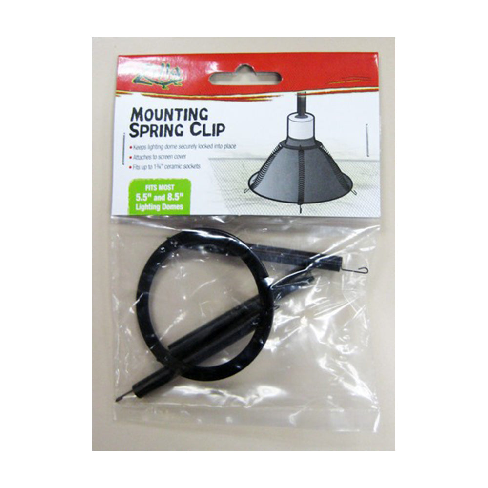 Zilla® Mounting Spring Clip Black Color 4.125 X 0.75 X 6.5 Inch