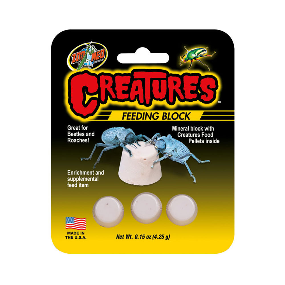 Zoo Med Creatures™ Feeding Block 3/Pack