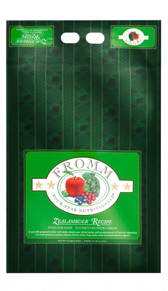 Fromm Four-Star Nutritionals Zealambder Dog Food - Premium Dry Dog Food - Lamb Recipe