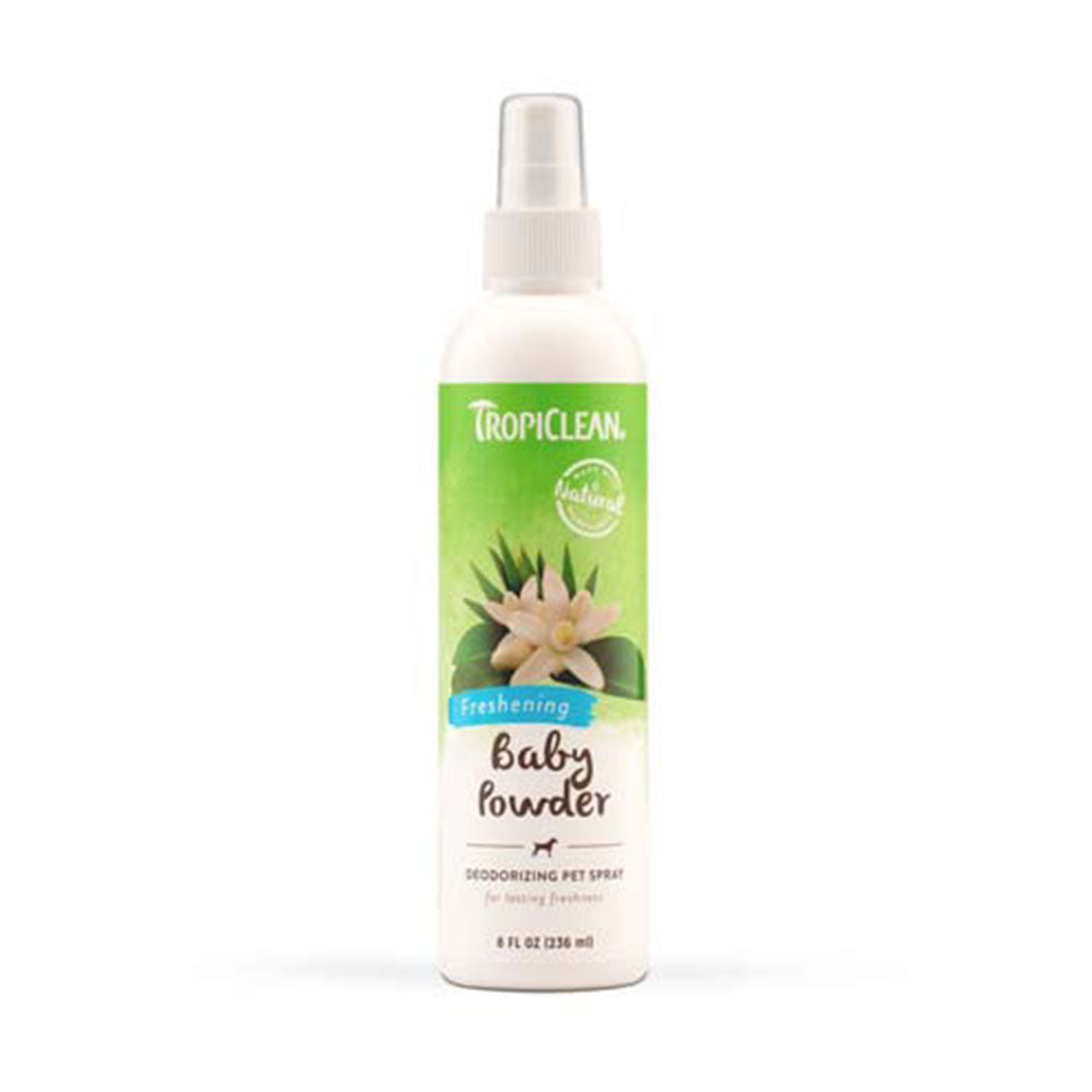 Tropiclean® Baby Powder Deodorizing Dog & Cat Spray 8 Oz