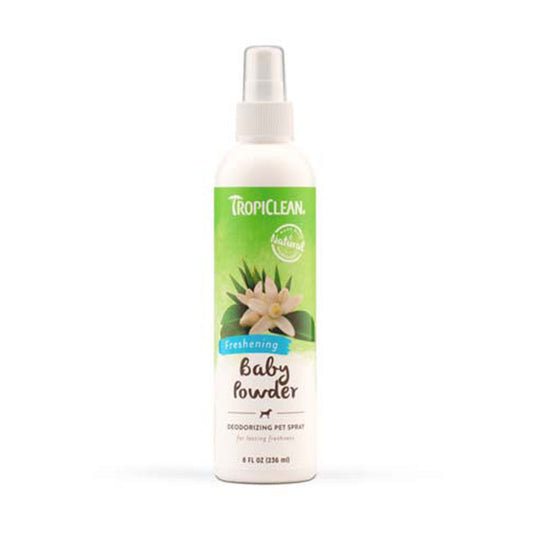 Tropiclean® Baby Powder Deodorizing Dog & Cat Spray 8 Oz