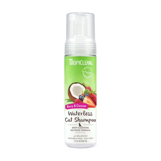TropiClean® Deep Cleaning Waterless Shampoo for Cat 7.4 Oz